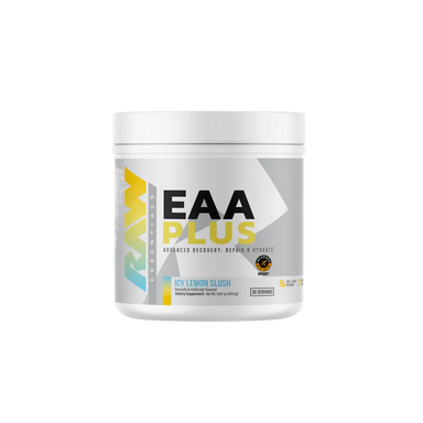 Raw Nutrition Essentials EAA Plus 30 Servicios. Aminoácidos e Hidratación Icy Lemon Slush