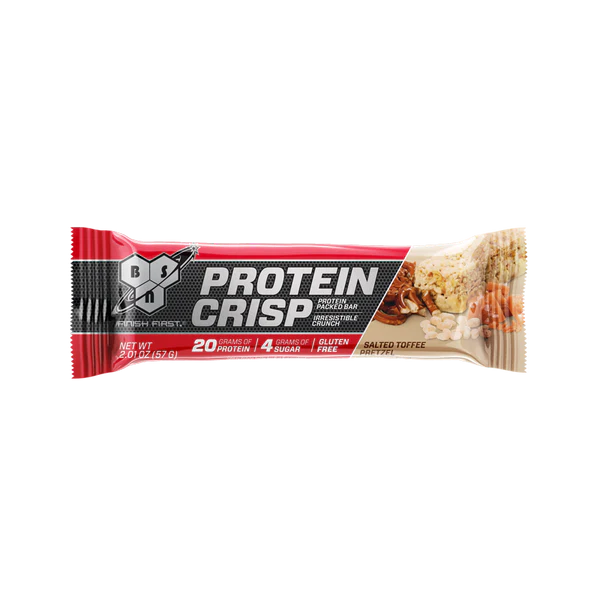 BSN Protein Crisp 12 Barras salted toffe pretzel