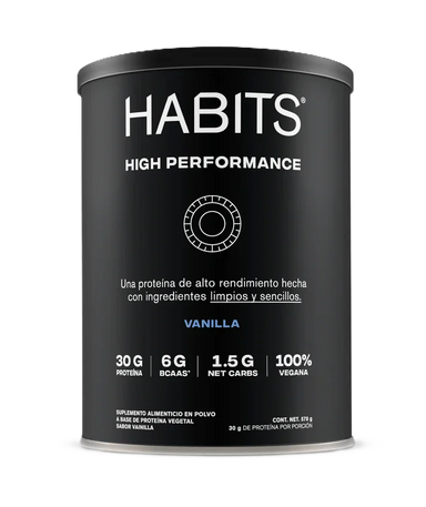 Habits High Performance Proteina Vegana 578gr Vainilla