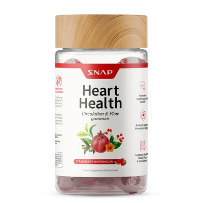 Snap Supplements Heart Helth Gummies Watermelon 60 Gummies