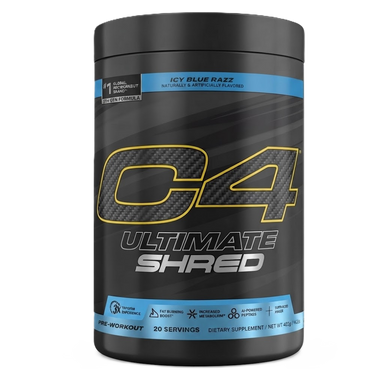 Cellucor C4 Ultimate Shred 20 servicios / 350gr Pre Entreno Cellucor C4 Ultimate Shred 20 servicios 350gr Pre Entreno icy blue razz