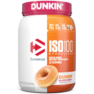 Dymatize Proteina Iso 100 1.4 Lbs Dunkin Glazed Donut