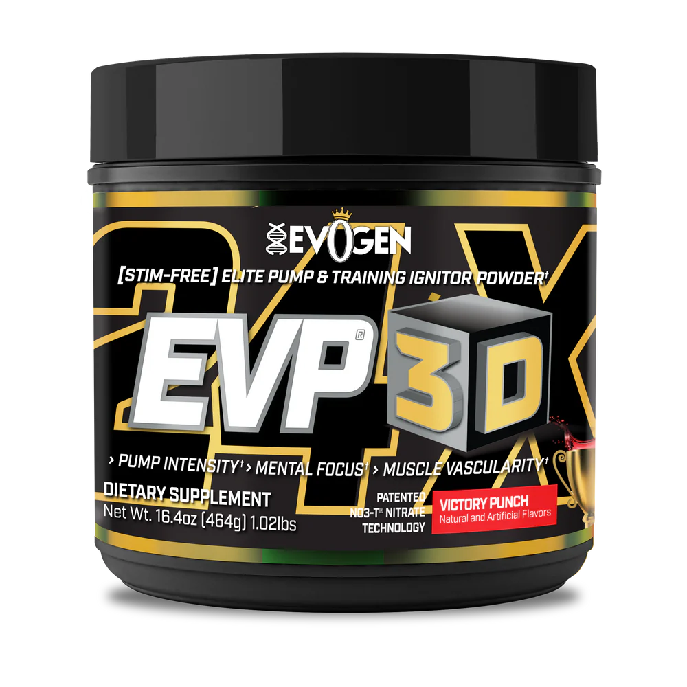 Evogen Evp 3D Stim Free Pre Entreno 40 Servicios victory punch