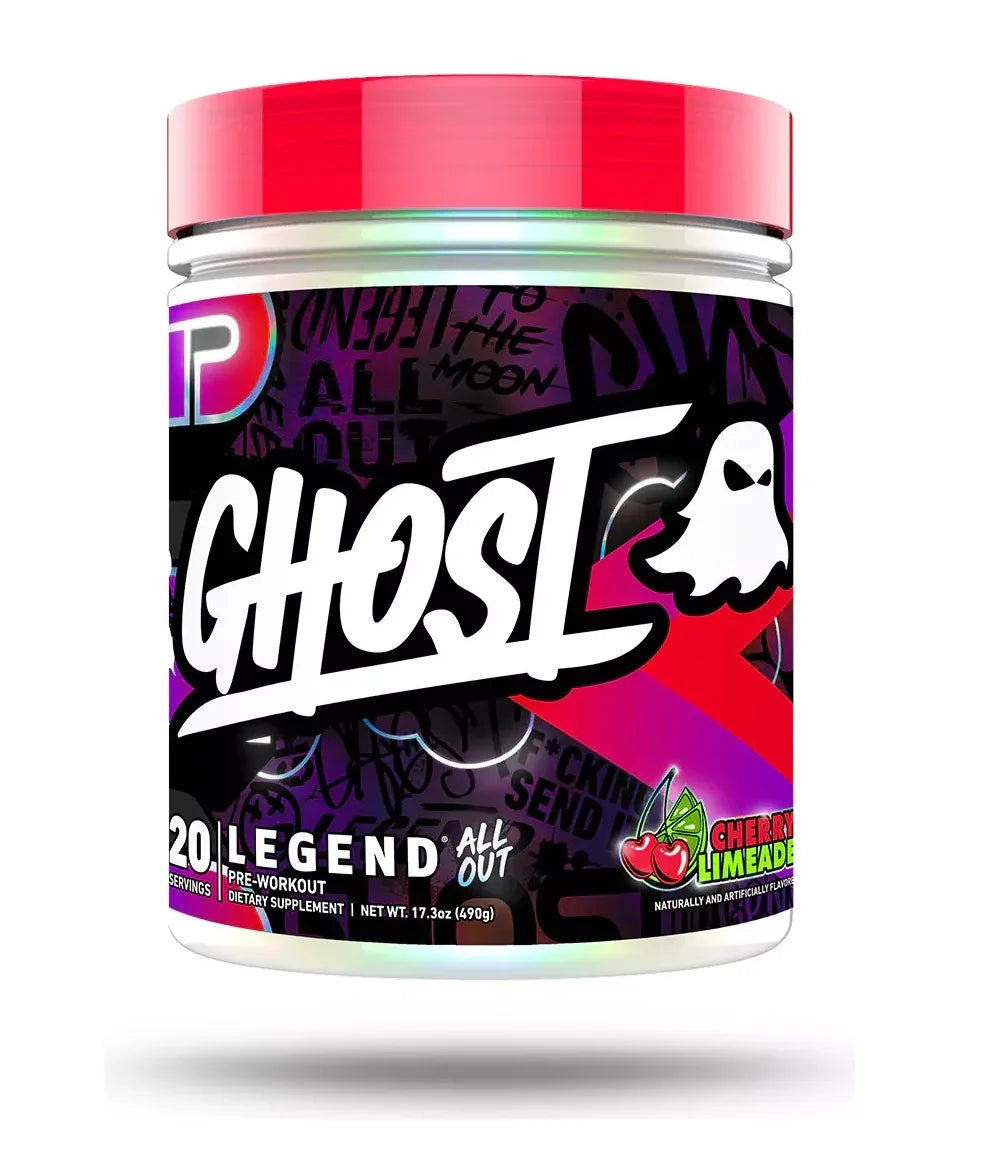 Ghost Legend All Out Pwo Pre Entreno 20 Servicios cherry limeade Portada