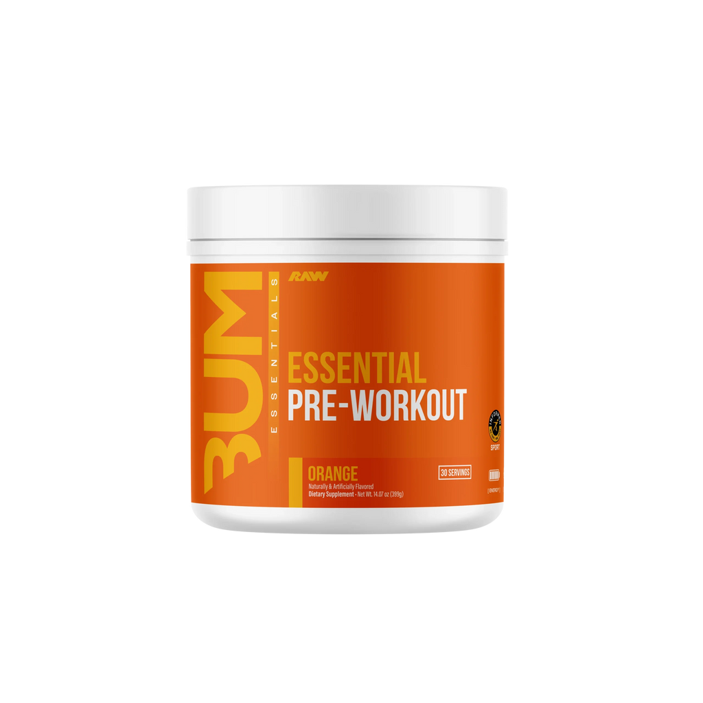 Raw Nutrition Bum Essentials Pre Entreno 30 Servicios Naranja