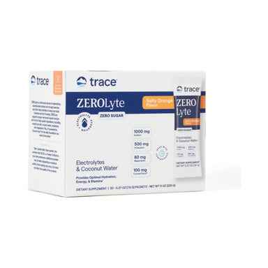 Trace Minerals ZeroLyte Bebida en Polvo de Electrolitos sabor Naranja Salada
