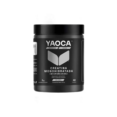 YAOCA Creatina Monohidratada 200gr 40 Servicios Sin Sabor