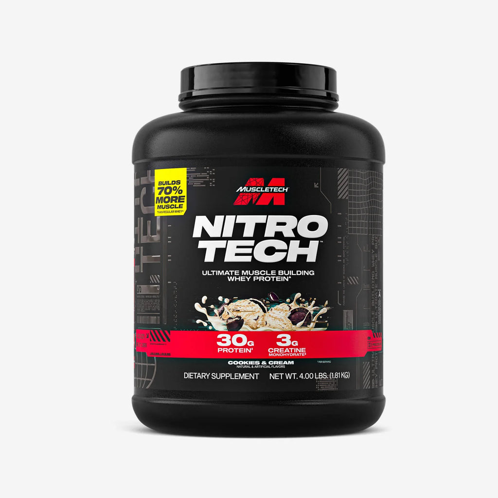 Muscletech Proteina NitroTech Whey 4 Libras (Cookies & Cream)