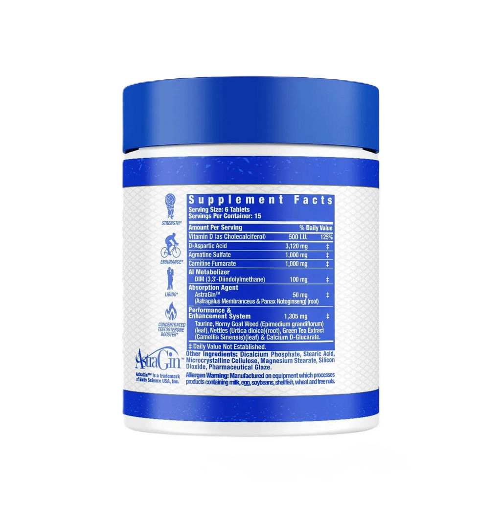 Ronnie Coleman King Test 8x 90 Tabletas informacion nutricional