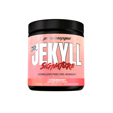 Prosupps Dr. Jekyll Signature Stim Free Pre Entreno 30 servicios strawberry