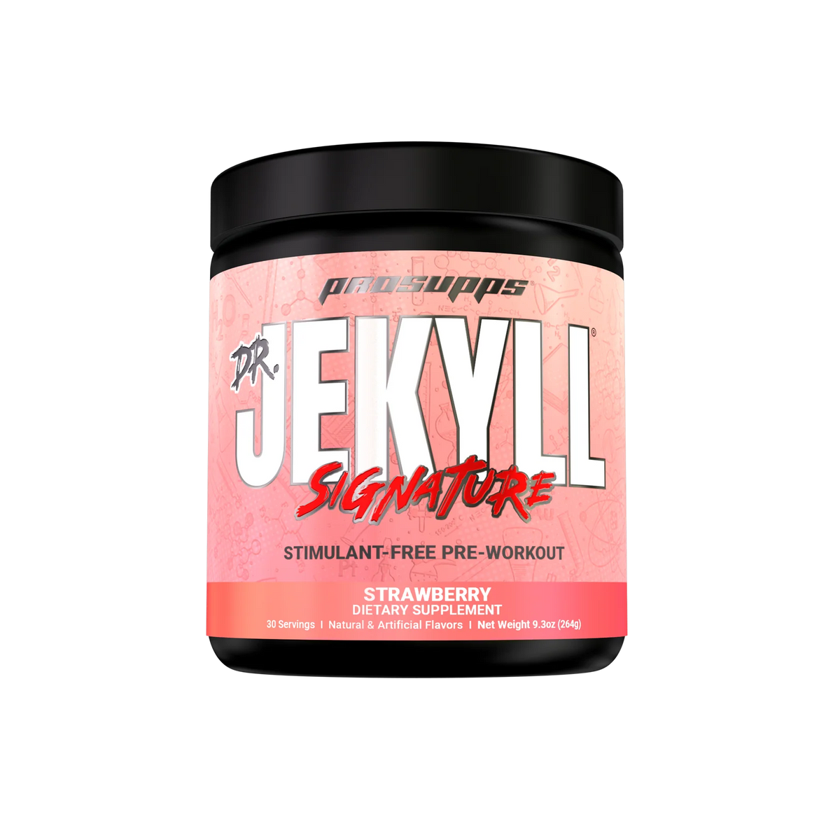 Prosupps Dr. Jekyll Signature Stim Free Pre Entreno 30 servicios strawberry