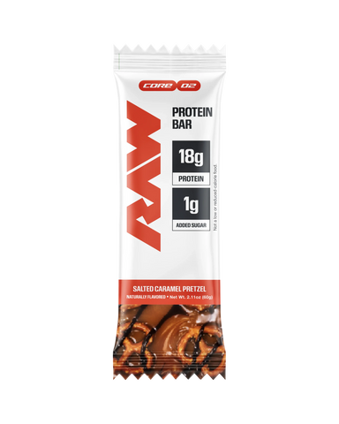 Raw Nutrition Barras de Proteina 12 pack salted Caramel Pretzel