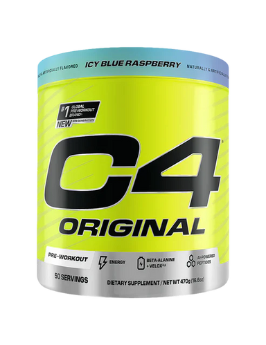 Cellucor C4 Pre Entreno Original 50 servicios ice blue razz