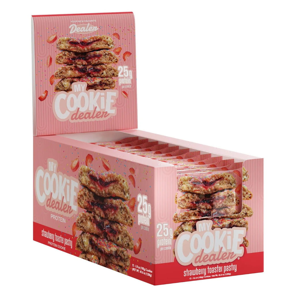 Raw Nutrition My Cookie Dealer 12 Galletas Strawberry Toaster