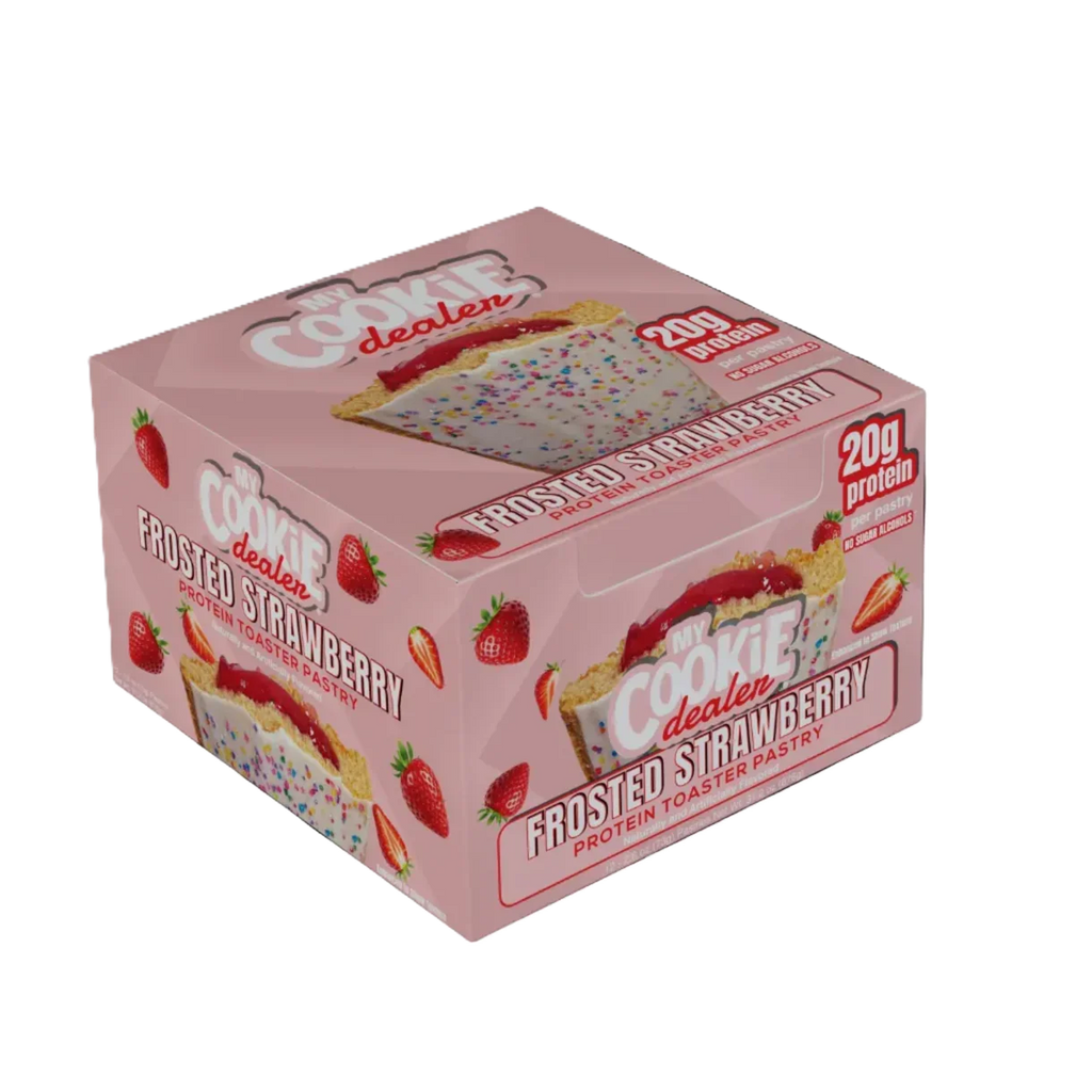 Raw Nutrition My Cookie Dealer Toaster Pastry 12 pack frosted strawberry