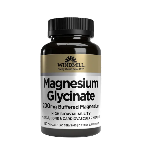 Windmill Glicinato de Magnesio 200 Mg 120 Capsulas