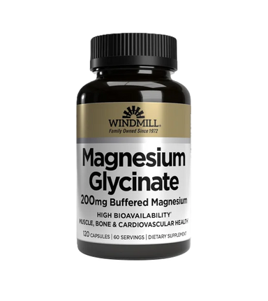 Windmill Glicinato de Magnesio 200 Mg 120 Capsulas