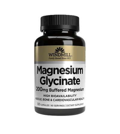 Windmill Glicinato de Magnesio 200 Mg 120 Capsulas
