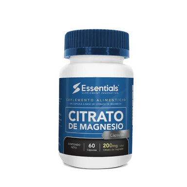 Essentials Citrato de Magnesio 200 Mg 60 Capsulas