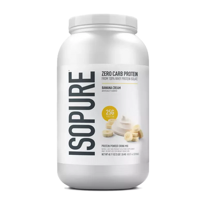 Isopure Proteina Zero Carb 3 Lbs 44 servicios banana