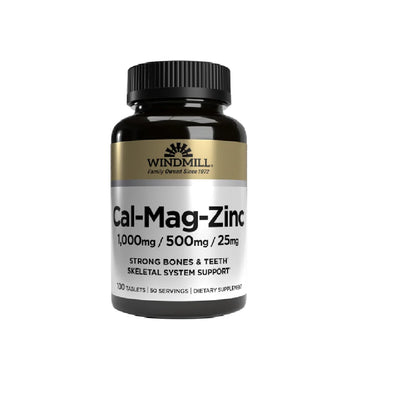 Windmill Calcio 1000mg, Magnesio 500mg, Zinc 25mg / 100 Tabs