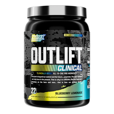Nutrex Pre Entreno Outlift Clinical 22 Servicios Blueberry lemonade