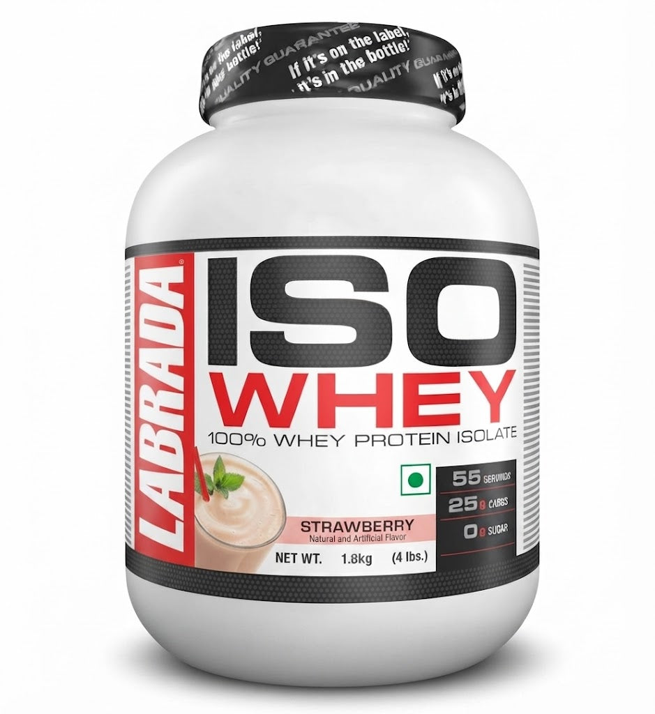 Labrada Proteína Iso Whey 5 Lbs fresa