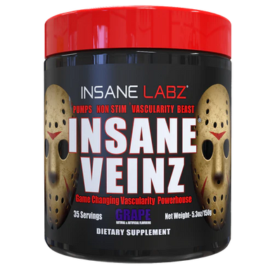 Insane Labz Insane Veinz Pre Entreno 35 servicios uva