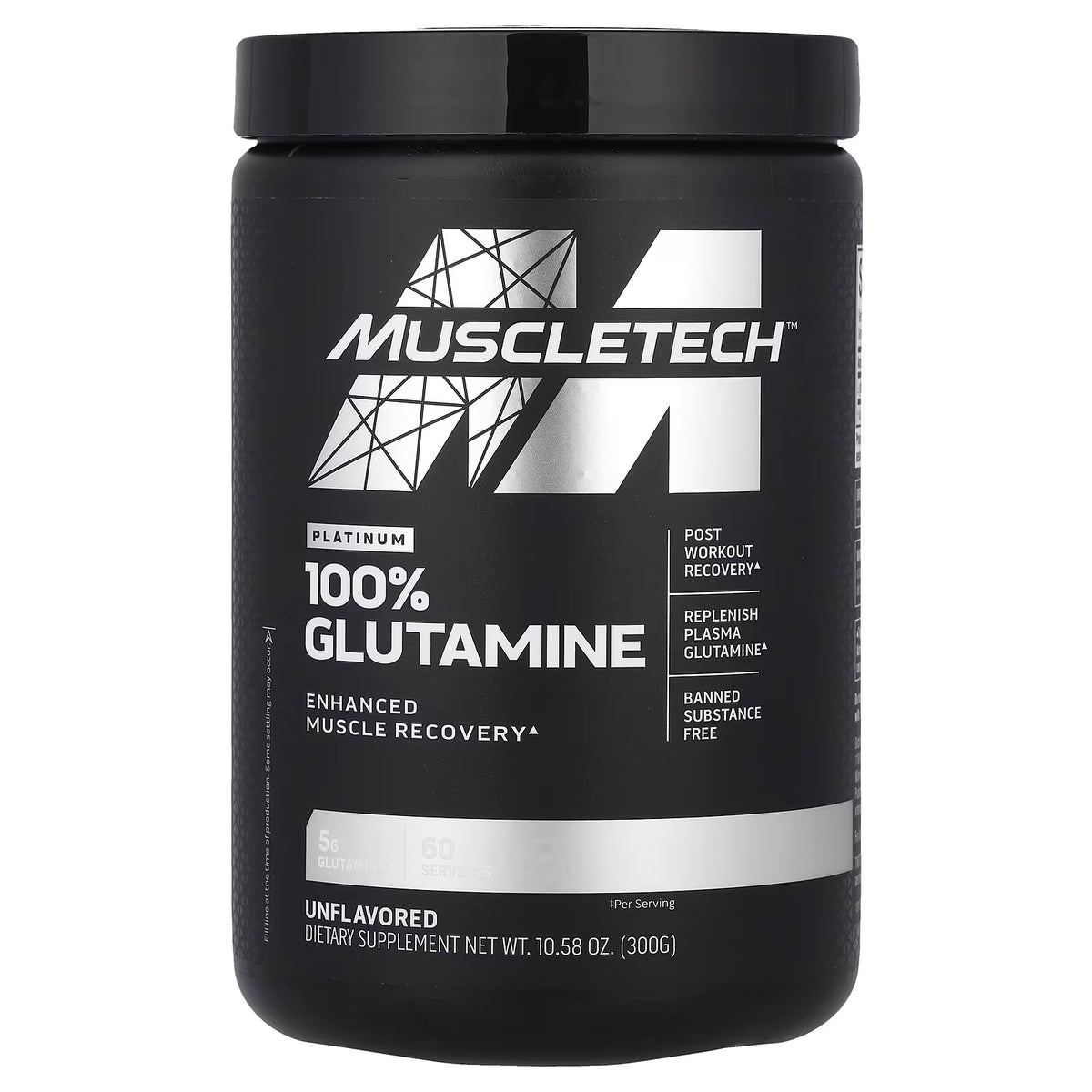 MuscleTech Platinum 100% Glutamine 300g