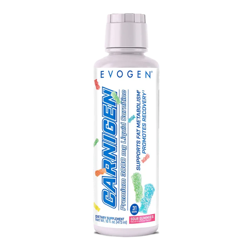 Evogen Carnigen Carnitina Liquida 31 Servicios sour gummy