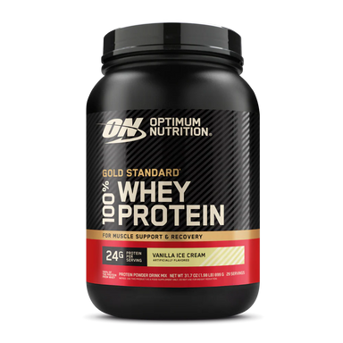 Optimum Nutrition Proteina Gold Standard 100% Whey 2 Lbs vainills