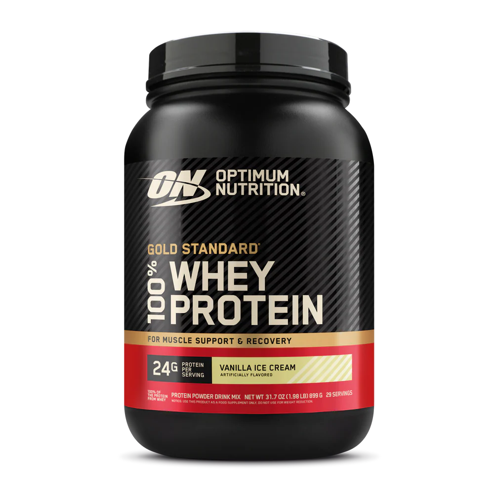 Optimum Nutrition Proteina Gold Standard 100% Whey 2 Lbs vainills