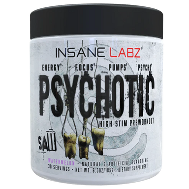 Insane Labz Psychotic Saw Pre Entreno 30 Servicios sandia