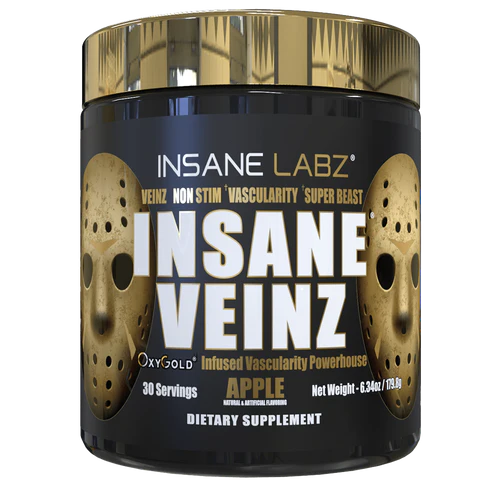 Insane Labz Insane Veinz Gold Pre Entreno 30 servs manzana