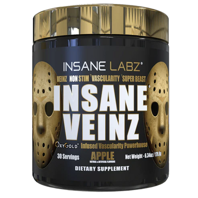 Insane Labz Insane Veinz Gold Pre Entreno 30 servs manzana