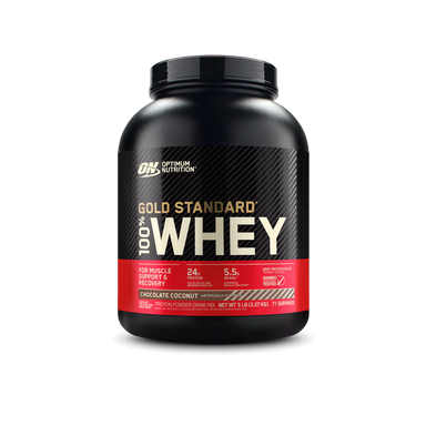 Optimum Nutrition Proteina Gold Standard 100% Whey 5 libras Chocolate Coco