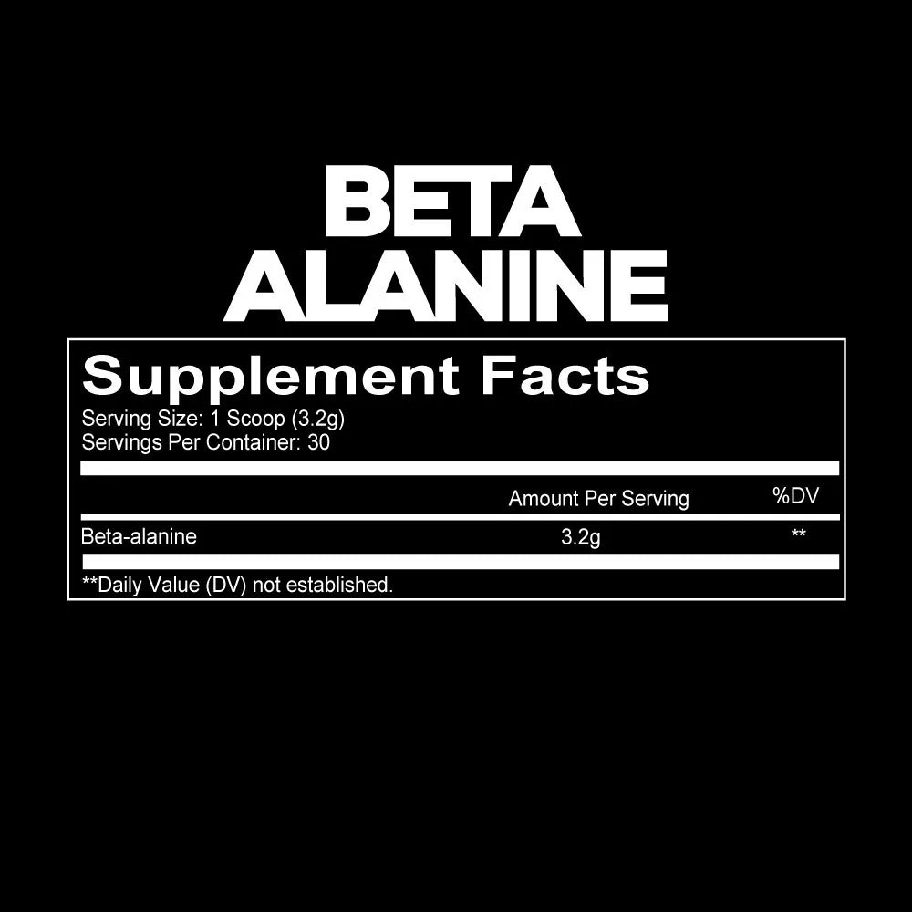 Redcon1 Beta Alanina 30 Servicios Pre Entreno informacion nutricional