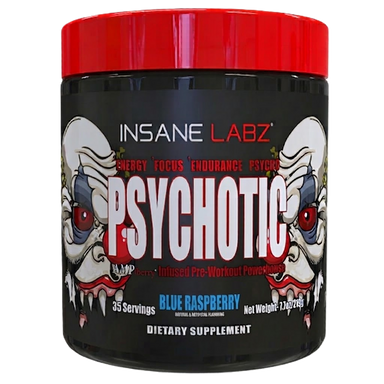 Insane Labz Psychotic Blend Pre Entreno 35 Servicios mora azul