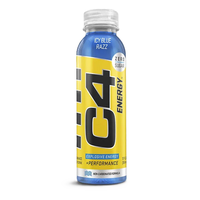 Cellucor C4 Energy Drink + Performance Non Carbonated 12 pack Icy Blue Razz