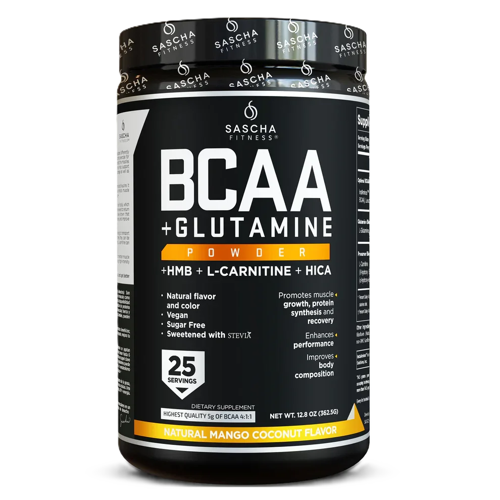Sascha Fitness Bcaa 25 Servicios mango coco