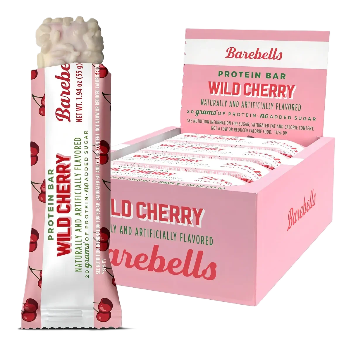 Barebells Barras de Proteina Caja 12pz Wild cherry