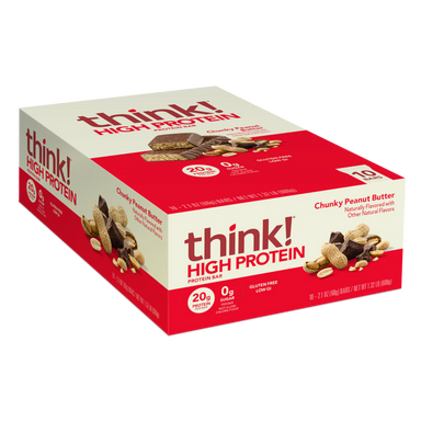 Think! High Protein 10 Barras de Proteina chunky peanut butter