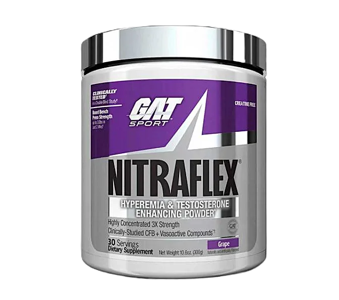 GAT Sport Nitraflex Pre Entreno 30 Servicios Uva
