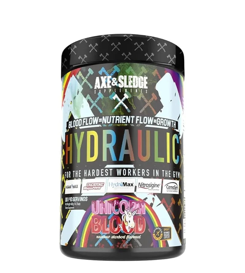 Axe & Sledge Hydraulic Pre Entreno 20/40 Servicios unicorn blood