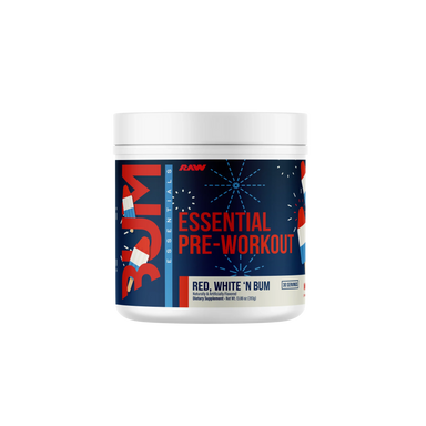 Raw Nutrition Bum Essentials Pre Entreno 30 Servicios Red, white n bum
