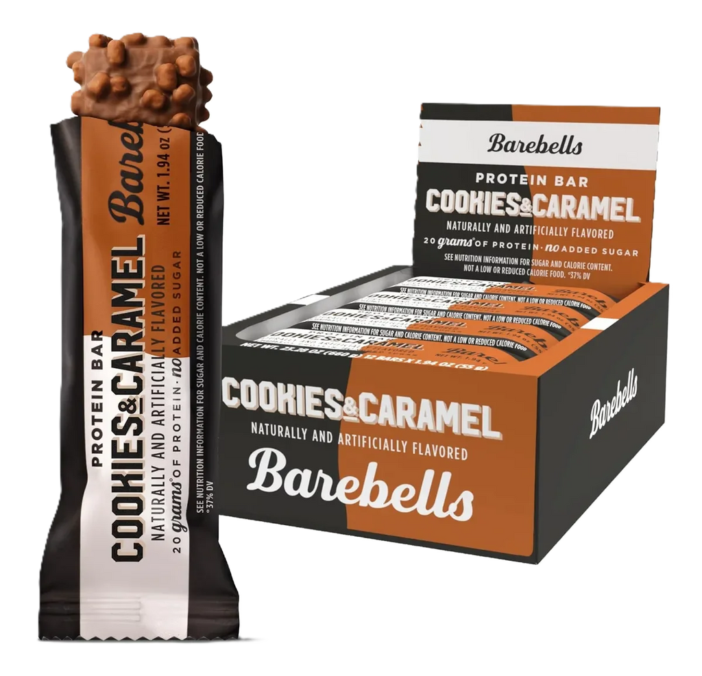 Barebells Barras de Proteina Caja 12pz Cookies y Caramel