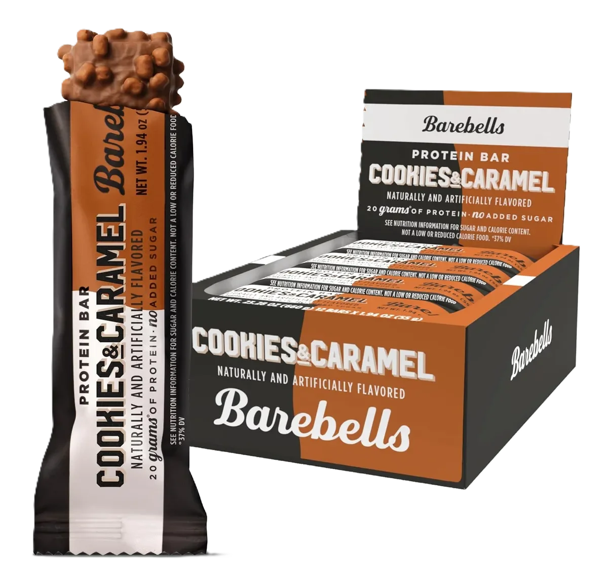 Barebells Barras de Proteina Caja 12pz Cookies y Caramel