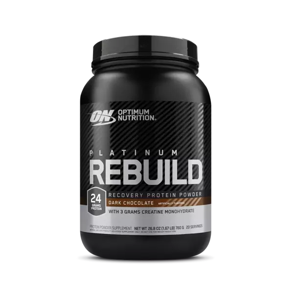 Optimum Nutrition Proteina Platinum Rebuild 1.67 libras chocolate