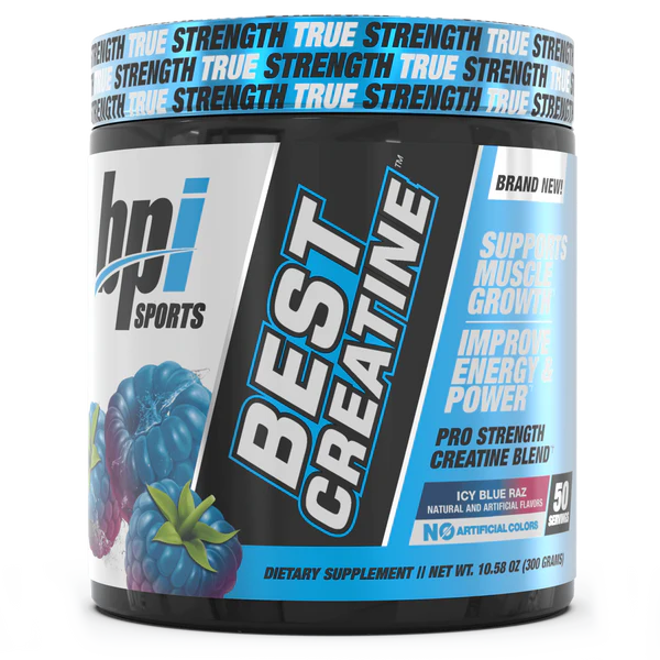 BPI Sports Best Creatina 50 servicios mora azul