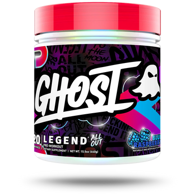 Ghost Legend All Out Pwo Pre Entreno 20 Servicios Blue Raspberry